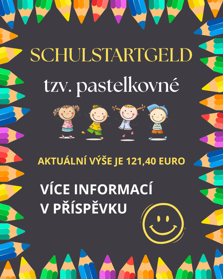 Schulstartgeld - pastelkovné Schulstartgeld - pastelkovné