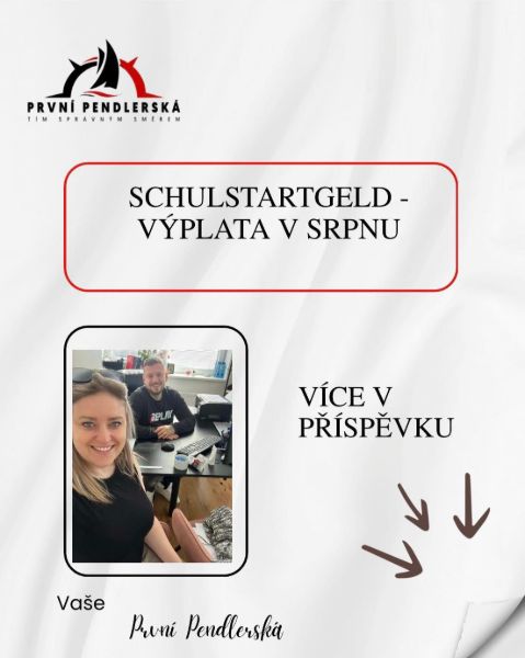 SCHULSTARTGELD podpora pro děti na začátek školního roku
